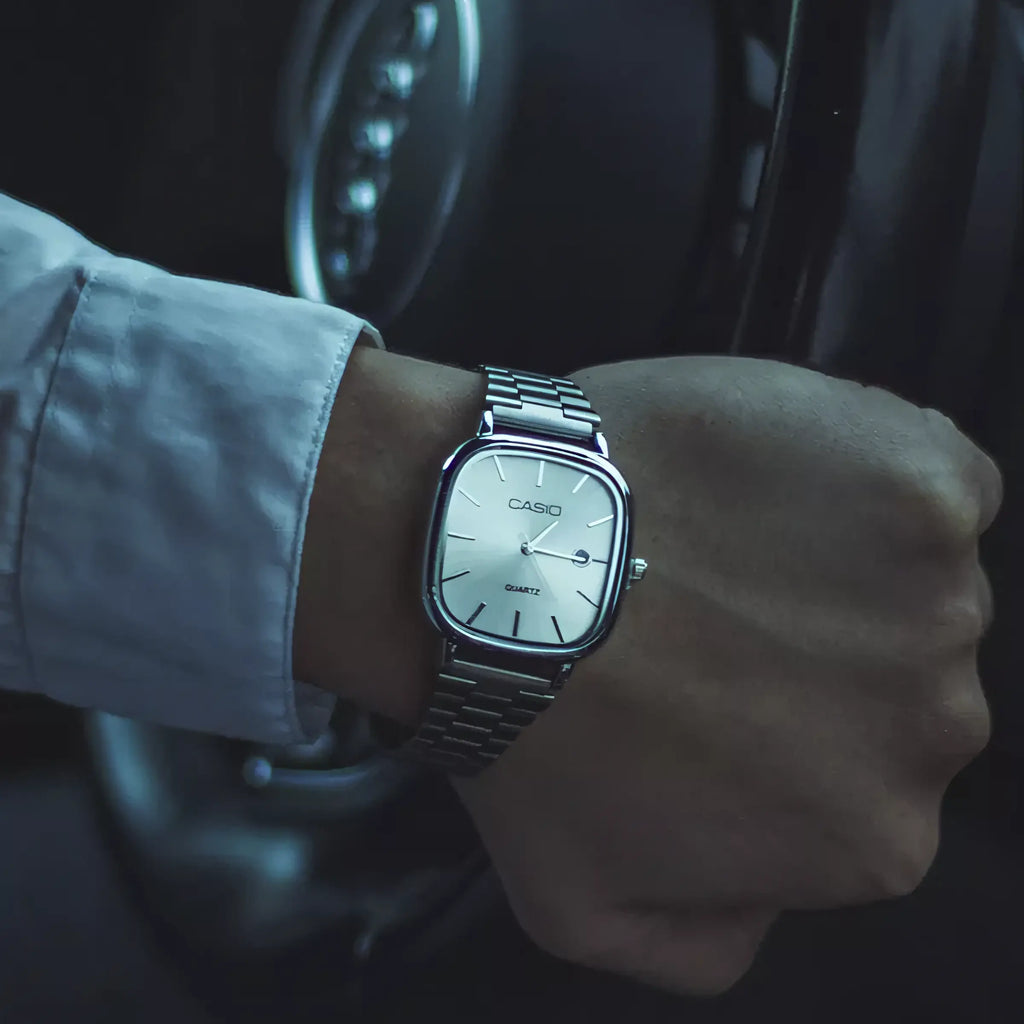 CASIO Elegant 36mm Waterdichte Horloge met roestvrijstalen coating