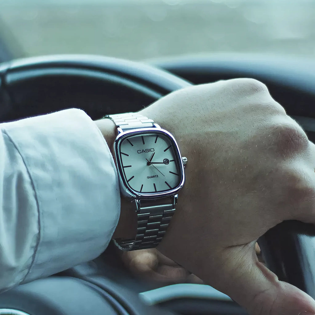 CASIO Elegant 36mm Waterdichte Horloge met roestvrijstalen coating