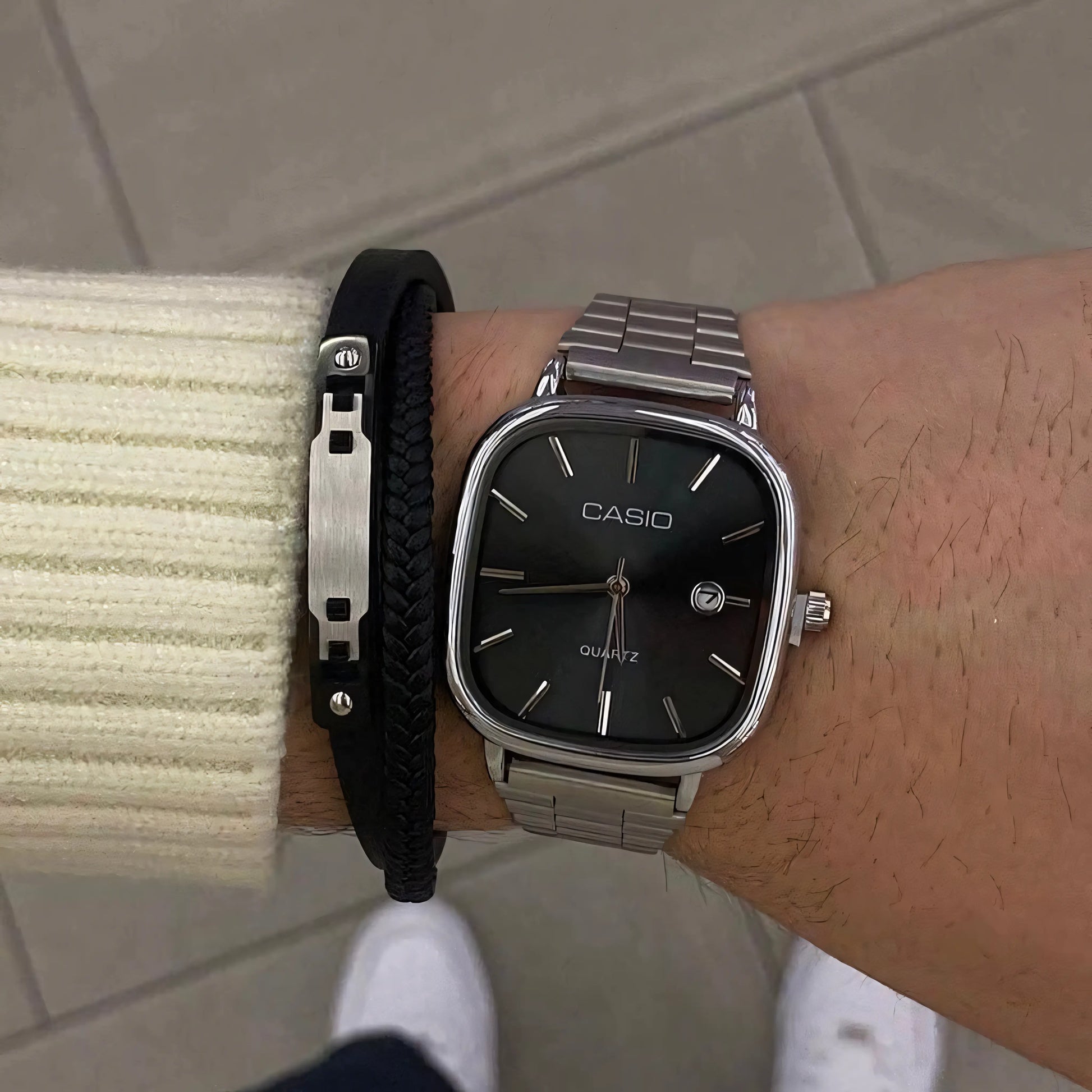 CASIO Elegant 36mm Waterdichte Horloge met roestvrijstalen coating