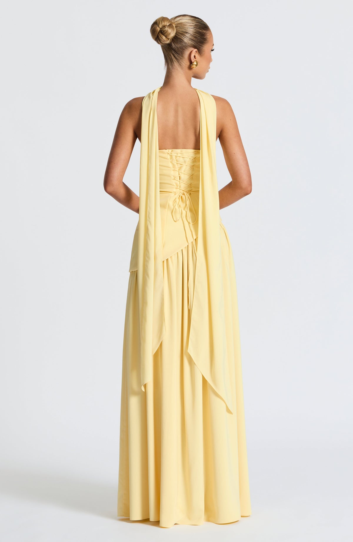 Maliyah Maxi Jurk - Citroen